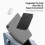 Foldable Bluetooth Keyboard with Touchpad, Tri-Device Wireless Keyboard with Magnetic Stand for Tablets and Smartphones 5