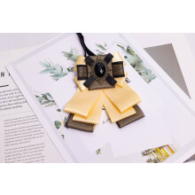 (Gold)Fashionable Satin Tie With Arrow Style For Grooms Speakers And Formal Occasions Dress