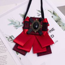 (Red)Fashionable Satin Tie With Arrow Style For Grooms Speakers And Formal Occasions Dress
