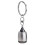 Turbine Engine Keyring, 3D Aircraft Engine Model Keychain, Silver Metal Backpack Charm, Pilot Keepsake Gift 1