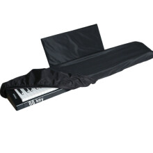 Copertura antipolvere per tastiera di pianoforte a 88 tasti con copri-leggio, antipolvere, lavabile, copertura protettiva per pianofor
