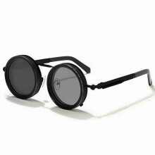 Ochelari de soare polarizați cu nuanță reglabilă, cu filtru ND de nivel 1-9, protecție UV400, ochelari rotunzi pentru condus, pescuit ș