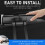 Car Tablet Holder Extends to 25 cm, 360 Degree Rotation, Compatible with 4.4-11 Inch Tablets, Adjustable Mount for Dashb 5
