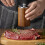 Manual Flaxseed Mill, Pepper Grinder with Adjustable Grind Settings, Hand Crank Spice Grinder 2