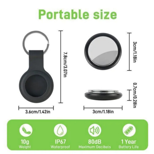 Bluetooth Tracker Tags 4 Pack, GPS Locator for Keys, Wallet, Children and Pets, Compact Anti-Loss Device 1