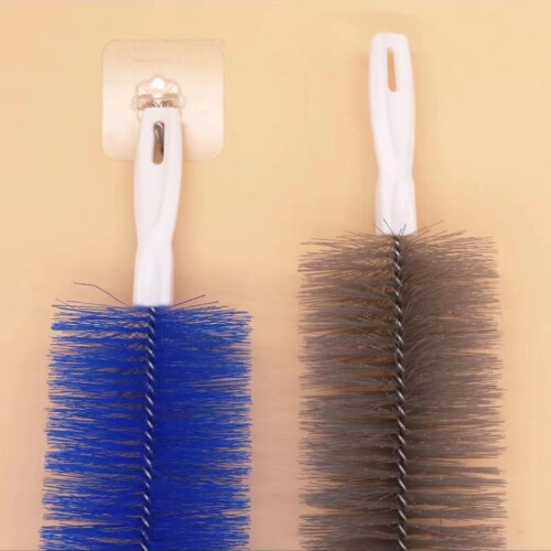 (Gray)Household Fan Cleaning Brush With Duster For Efficient Dust Removal Durable 1