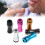 (Silver)6 Farben Drip Tip Verbinder Mundstück Aluminium Zigarette Stoß Filter Werkzeug 6