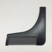 (Black)Facial Beard Shaping Trim Template Modeling Comb Hair Cutting Guide Tool Hot
