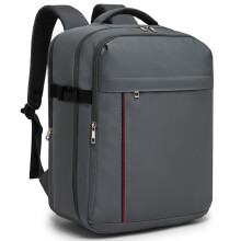 KONO Sac à dos de voyage Gris, 40x30x20 cm, 24L, ultra-léger avec port USB et compartiment ordinateur 15,6 pouces