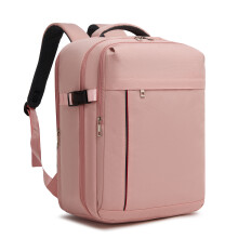 KONO Sac à dos de voyage Rose, 40x30x20 cm, 24L, avec port USB et compartiment ordinateur 15,6 pouces