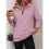 Womens Quarter Zip Mock Neck Drop Shoulder Long Sleeve Sweatshirt Dark  L 2