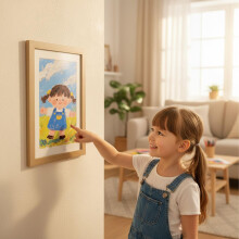 A4-tekenlijst voor kinderen, magnetische voorkant, geschikt voor meerdere tekeningen