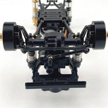 RC-Car-Upgrade-Vorderachsen-Spurstangen-Lenkarm-Kit für Mjx 1/18 H18P RC-Car-Zubehör Schwarz