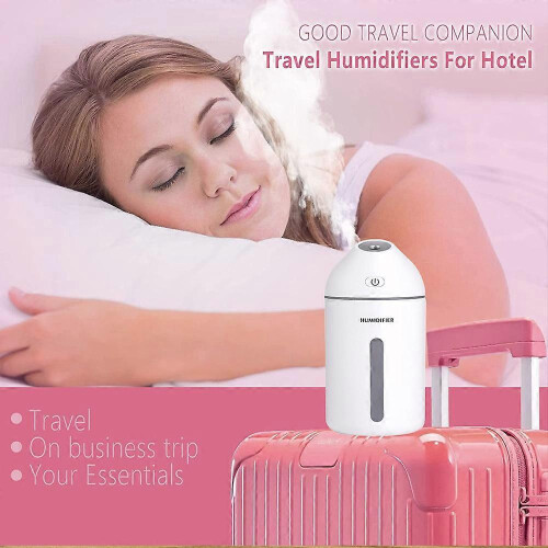 Kompakter Luftbefeuchter, tragbarer Mini-Luftbefeuchter, flüsterleiser USB-Luftbefeuchter für den Winter 2