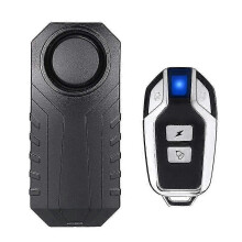 113 dB lauter kabelloser Alarm für Motorrad und Fahrrad mit Fernbedienung, Diebstahlschutz, IP55 wasserdicht