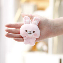 (BunnyPin) Plush Cute Animal Pin Small Toy For Girls School Accessories Bag