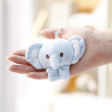 (ElephantPin) Plush Cute Animal Pin Small Toy For Girls School Accessories Bag