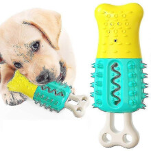 Afkoelende kauwstick voor honden, tandenreiniging, tandborstel, molaar speelgoed, bevroren hondenspeeltje, koel en duurz