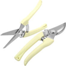 2 Stück Gartenschere, Blumenschere für Floristik und Pflanzenschnitte, robuste Gartenschere zum präzisen Beschneiden und