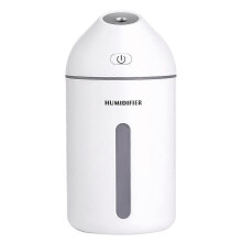 Kleine luchtbevochtiger, compacte draagbare luchtbevochtiger voor persoonlijk gebruik, fluisterstil USB-model voor de wi