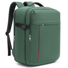 KONO Sac à dos de voyage Vert, 40x30x20 cm, 24L, Ultra-léger avec port USB et compartiment ordinateur 15,6 pouces