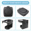Black Plastic Folding Car Truck Drink Cup Can Bottle Holder Stand 7