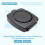 Black Plastic Folding Car Truck Drink Cup Can Bottle Holder Stand 4
