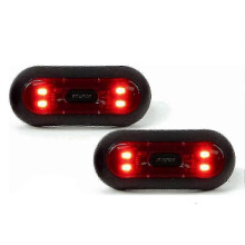 Motorcykelhjelm LED-lys, USB-genopladelig, IPX6-vandtæt, 3 lystilstande, 360 synlighed, 8 timers driftstid, 2-pak sort