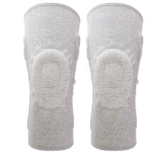 Par de rodilleras térmicas unisex, gruesas, para deporte, gimnasio y senderismo, para mujer y hombre, color negro