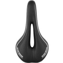Sillín de bicicleta suave y transpirable, cojín cómodo para ciclismo, asiento ergonómico para uso diario y rutas largas