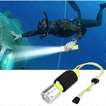 Linterna de buceo recargable, luz LED sumergible para submarinismo con 3 modos, resistente al agua para inmersiones y ac