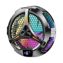 X42 táblagép hűtő RGB világítással, 10 cm-es mágneses félvezetős hűtőventilátor táblagépekhez