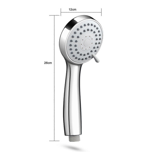 Shower head water saving pressure increasing shower head with 3 jet types 1