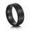 Silicone wedding ring for men - Bevel brushed top edge 1