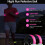2pcs USB Rechargeable Illuminated Bracelet with Lighted Wrist Strap 5