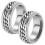 Stainless steel ring with 8mm swivel ring 1