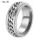 Stainless steel ring with 8mm swivel ring 2
