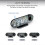 LED large screen radio mirror projection alarm clock photosensitive electronic clock 3