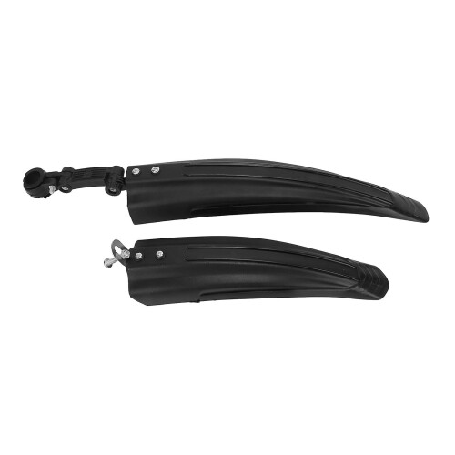 1Set Bicycle Mudguard Thickened Widened Mud Guard for Road Mountain BikeBlack 1