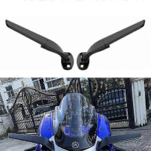 Adjustable and Rotating Rearview Wind Wing Mirror for YAMAHA Moto Accessories Compatible with YZF R6 R1 R25 R3 R125 and R15 Motorcycles