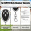 4-Pack 433.92MHz 4-Button Remote Control for Gate and Garage Door Openers 3