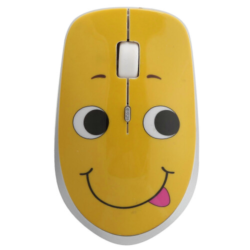 Wireless Mouse Cartoon Pattern Optical 3‑Speed DPI Adjustable Computer Device with Receiver 1