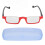 Half Rim High Definition Spring Hinge Fashionable Rectangular Reading Glasses for Women Men Elderly 1