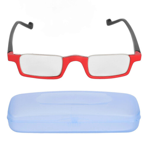 Half Rim High Definition Spring Hinge Fashionable Rectangular Reading Glasses for Women Men Elderly