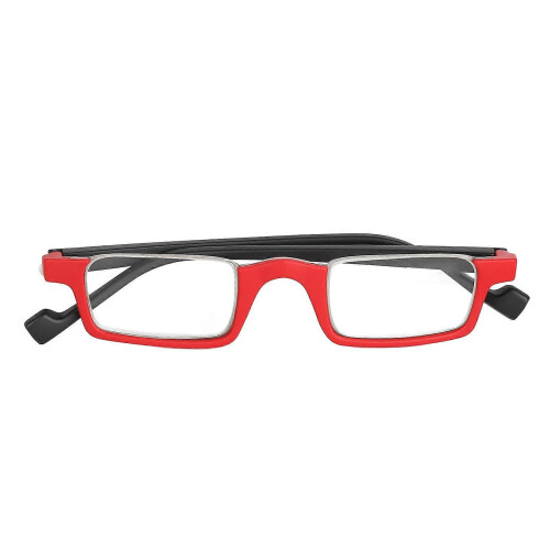 Half Rim High Definition Spring Hinge Fashionable Rectangular Reading Glasses for Women Men Elderly 2