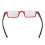 Half Rim High Definition Spring Hinge Fashionable Rectangular Reading Glasses for Women Men Elderly 5