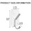 Matte Black Aluminum Waterproof Wall Hooks with Strong Tape - 4 Pack 2
