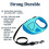 Adventure-ready Retractable Dog Leash, Quick Lock System, Durable Nylon For All Dog Sizes (5M) 5