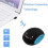 Wired expansion line Mantou mouse mobile phone notebook tablet USB mute cartoon mouse 4
