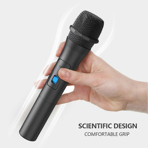 2PCS Wireless Microphone System Kits USB Receiver Handheld Karaoke Microphone Home Party Smart TV Speaker Singing Mic 1
